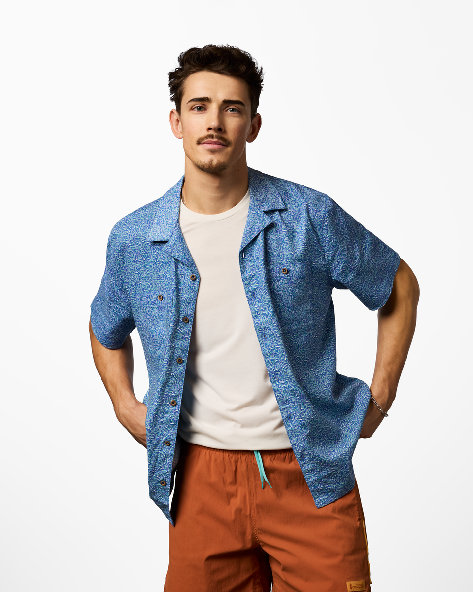 Afuera Button Up Shirt - Print - Men's - Image 7