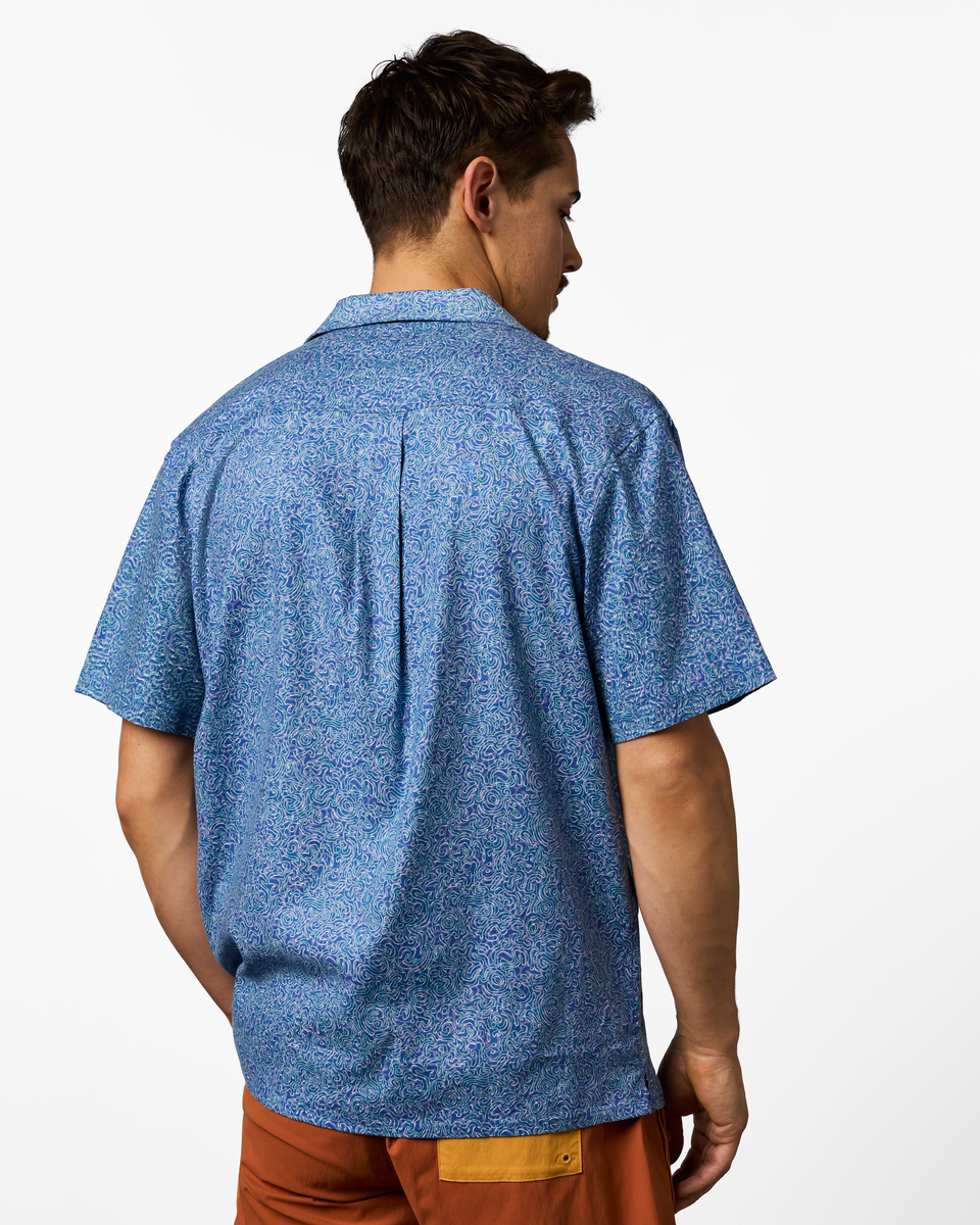 Afuera Button Up Shirt - Print - Men's - Image 8