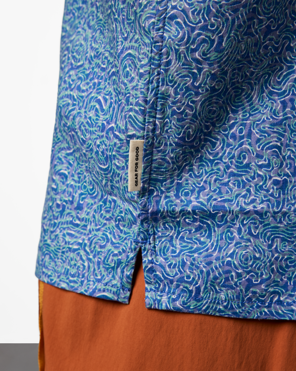 Afuera Button Up Shirt - Print - Men's - Image 10