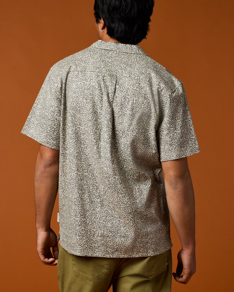 Afuera Button Up Shirt - Print - Men's - Image 3